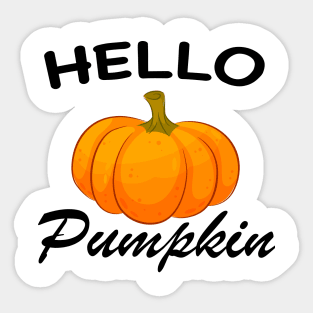 Hello Pumpkin Sticker